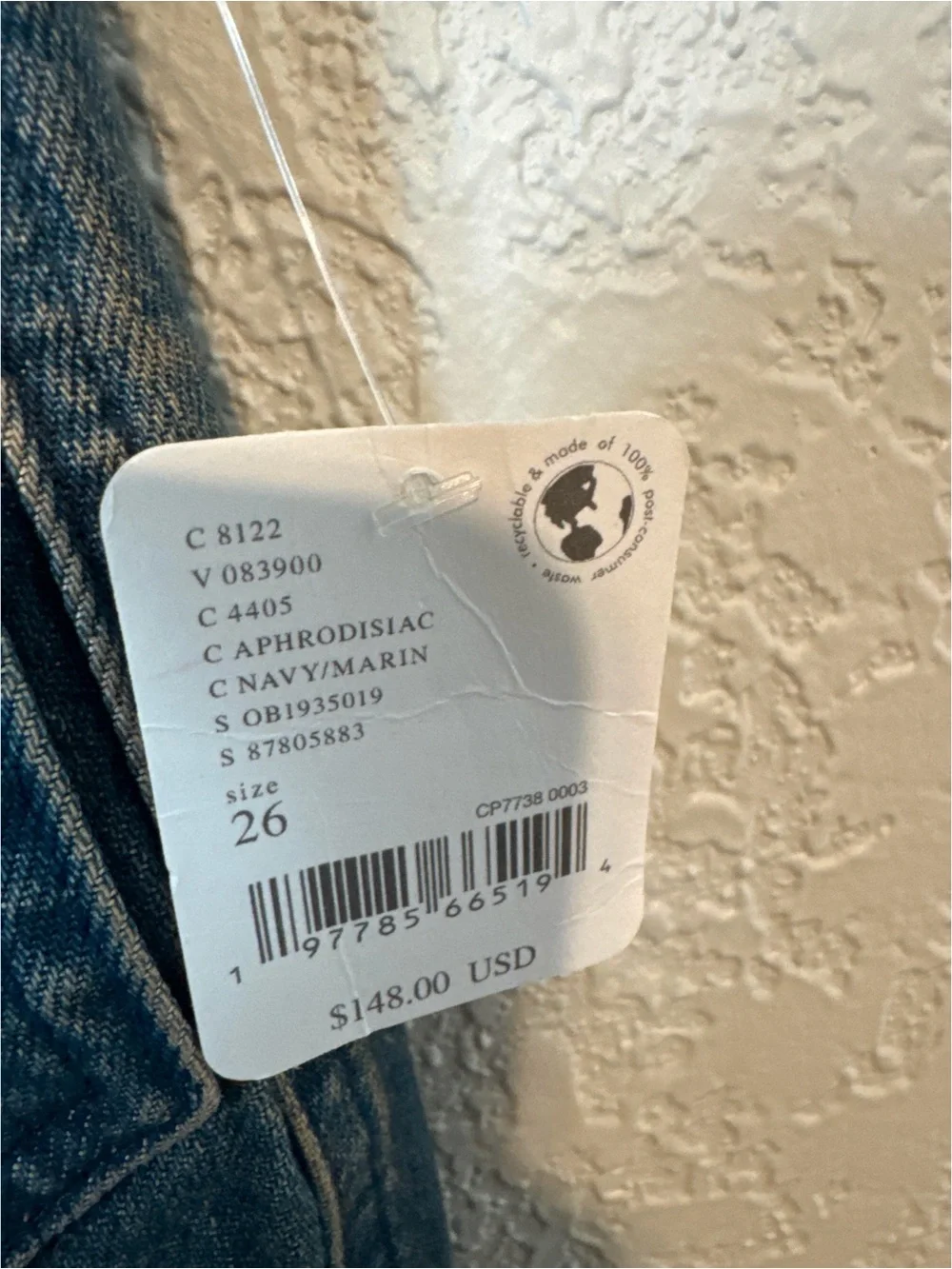 NWT Free People We The Free Love Stone Mid Rise Bootcut Jeans 26 - Picture 8 of 9